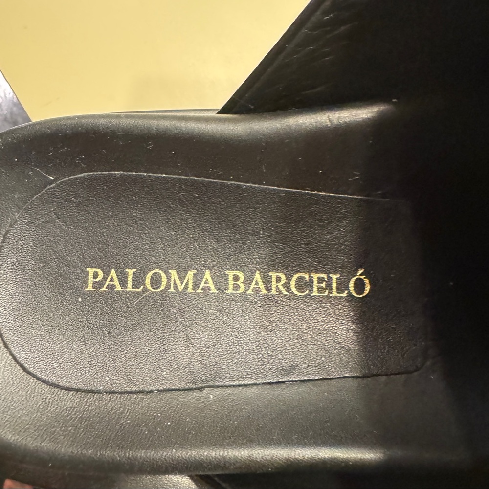 NWT Free People x Paloma Barceló Black Leather Platform
Sandals Size 40 EU/9.5M - Picture 15 of 16